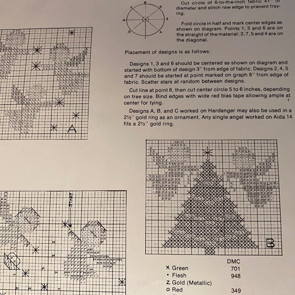 Christmas Heirlooms cross stitch charts collection 1979 Chrismons Noel vintage - Picture 5 of 7